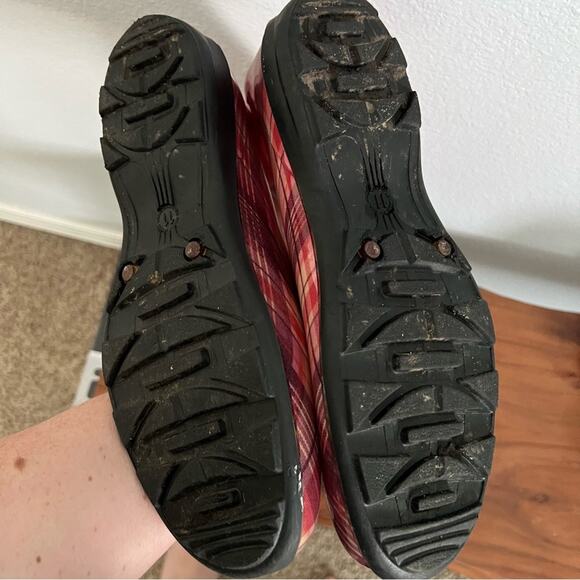 Women’s Glossy Pink Rubber Knee High Casual Flat Slip On Rain Boot Size 11 - Picture 4 of 16